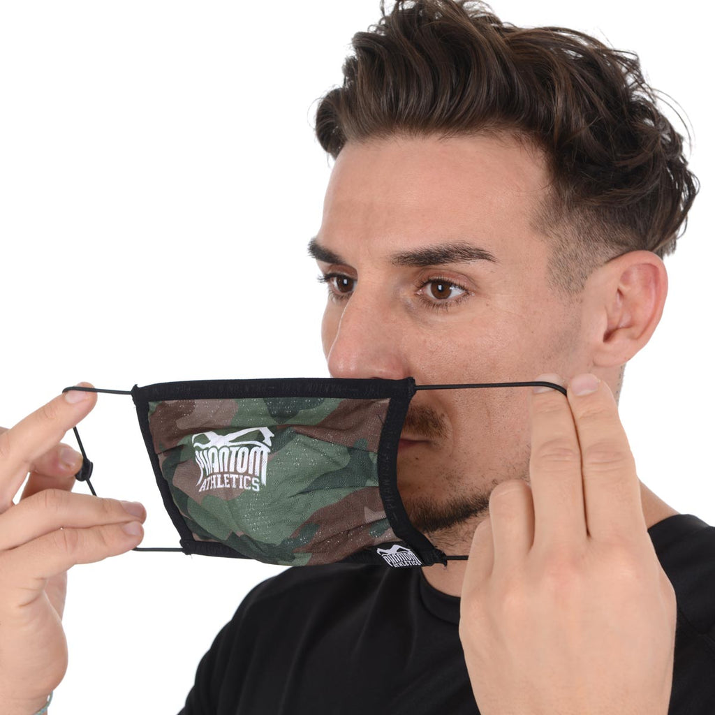 Facemask Tactic - Green Camo
