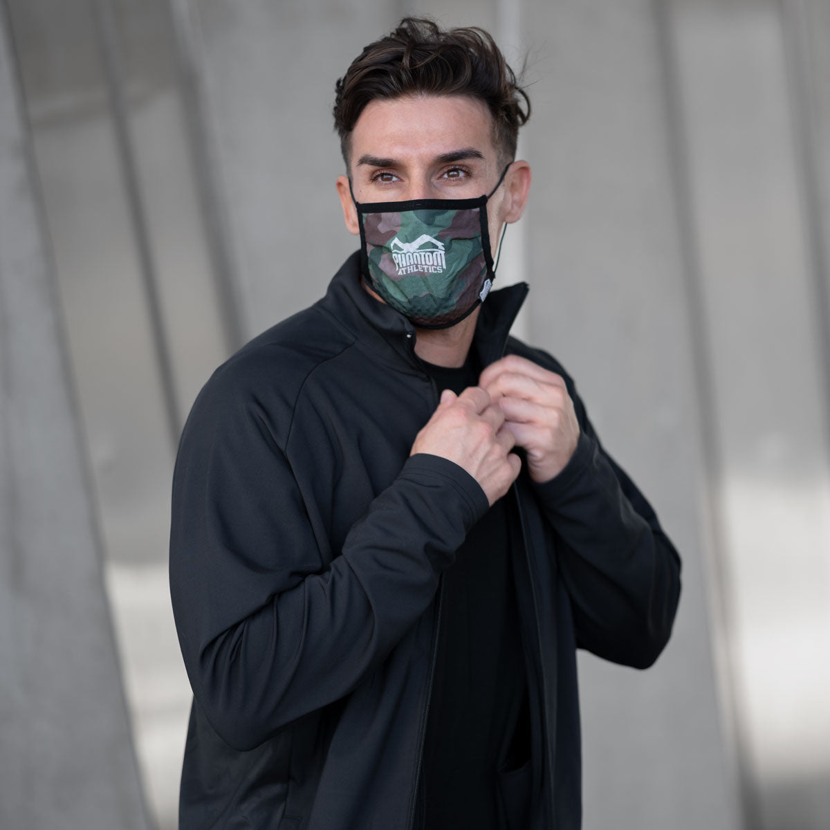 Facemask Tactic - Green Camo