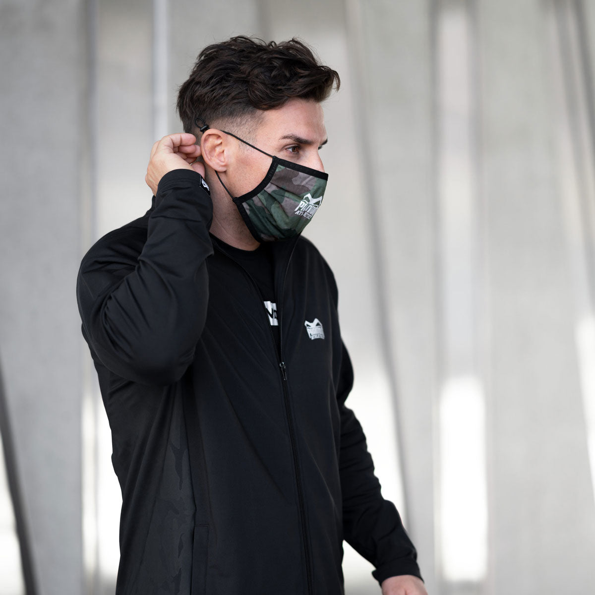Facemask Tactic - Green Camo