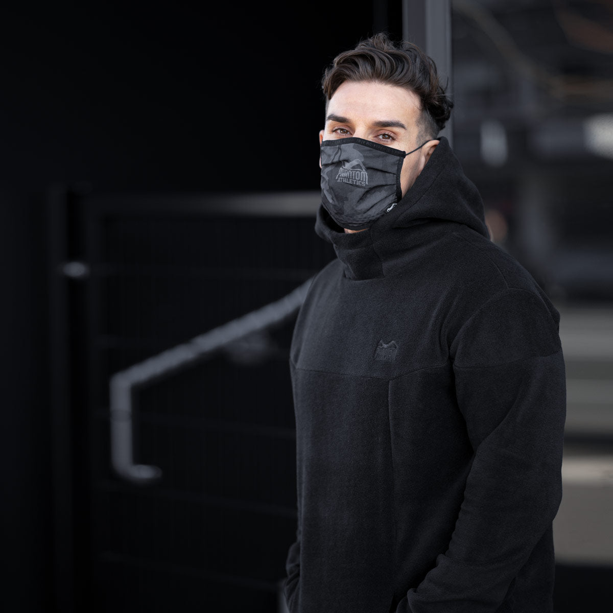 Facemask Tactic - Black Camo