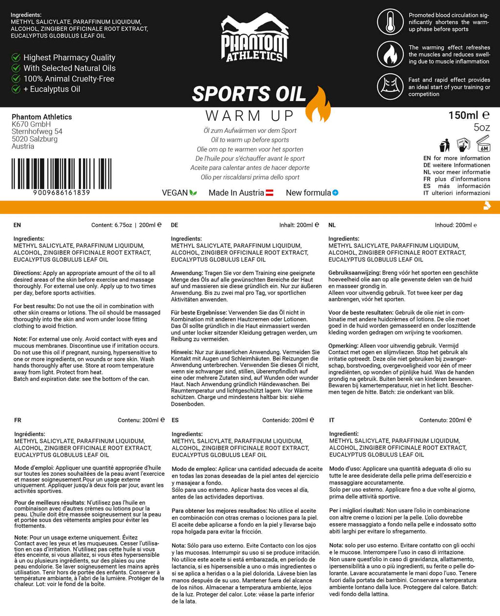 Phantom Sports Oil