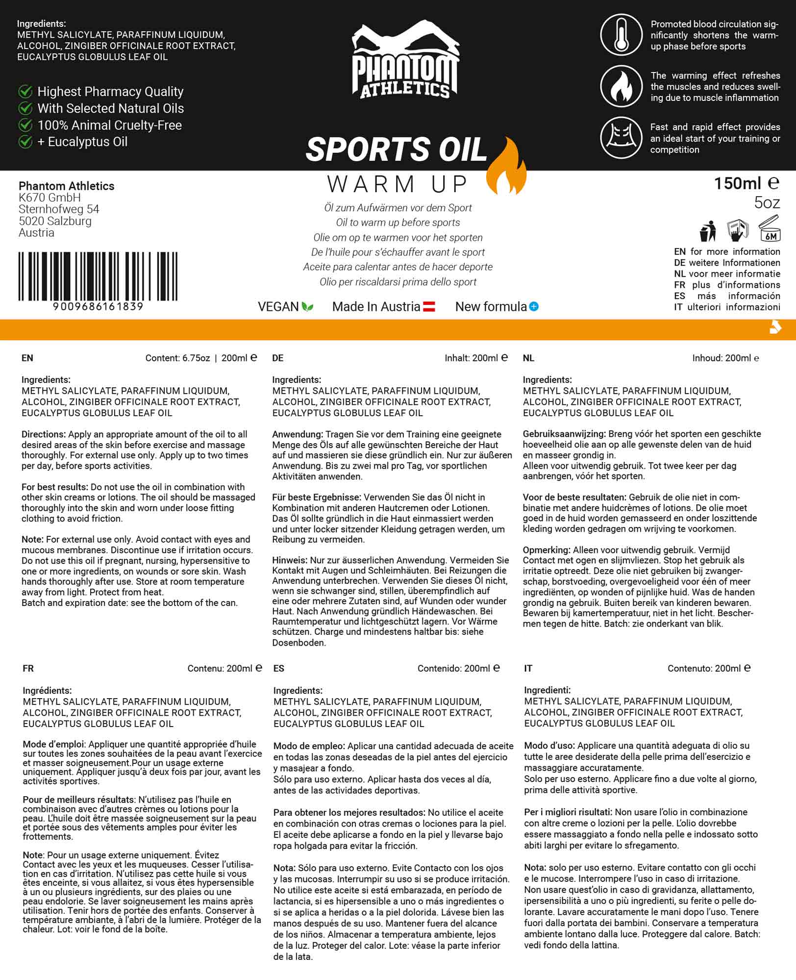 Phantom Sports Oil