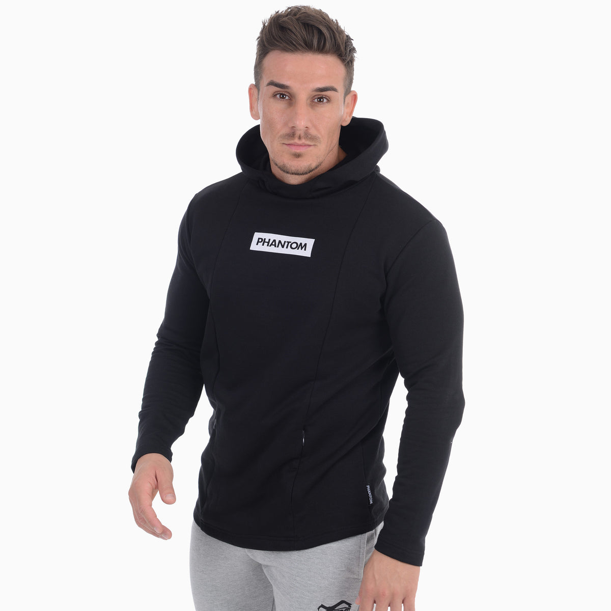 Phantom Athletics Fitness Hoodie Zero Schwarz Black