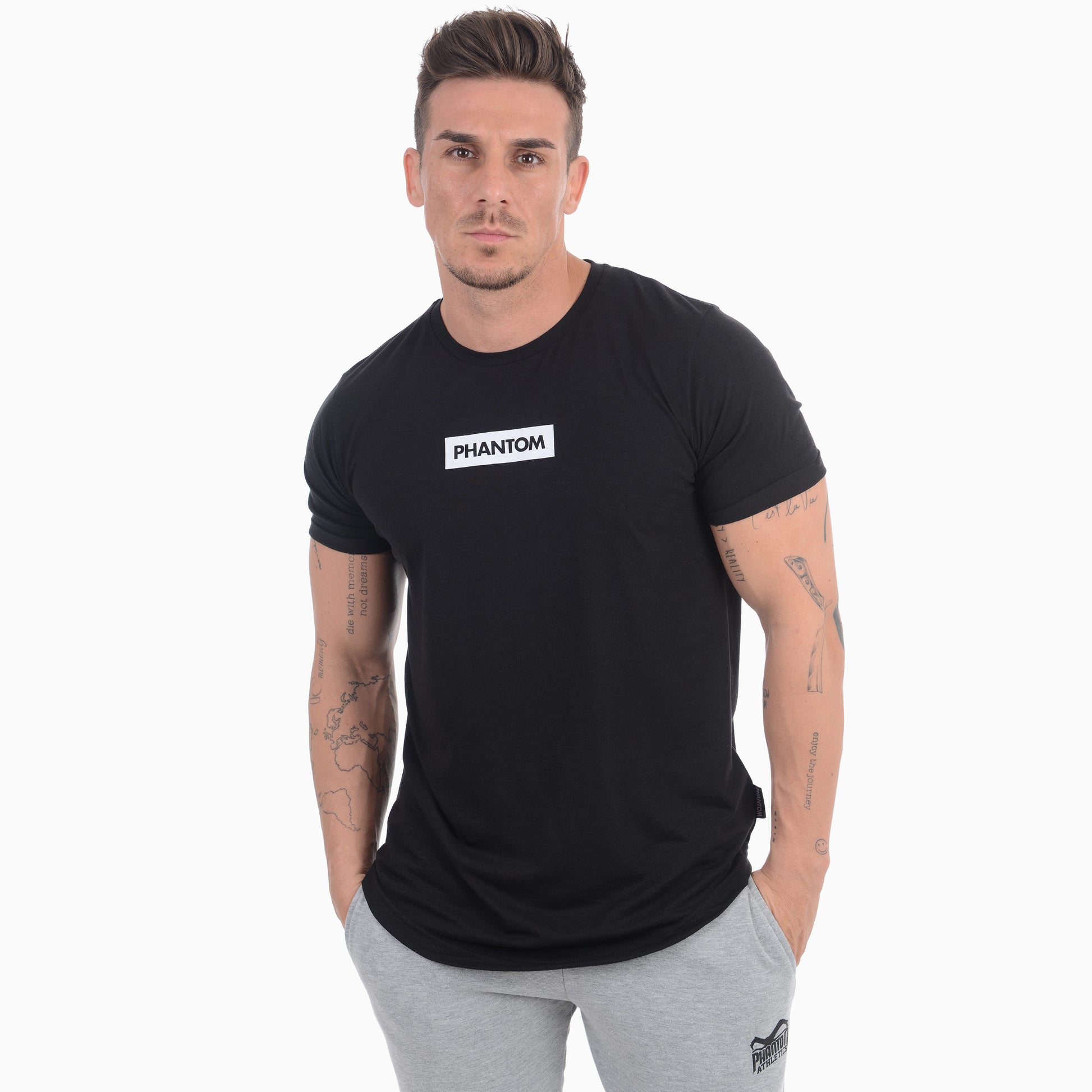 Phantom Athletics T-Shirt Zero Schwarz Black