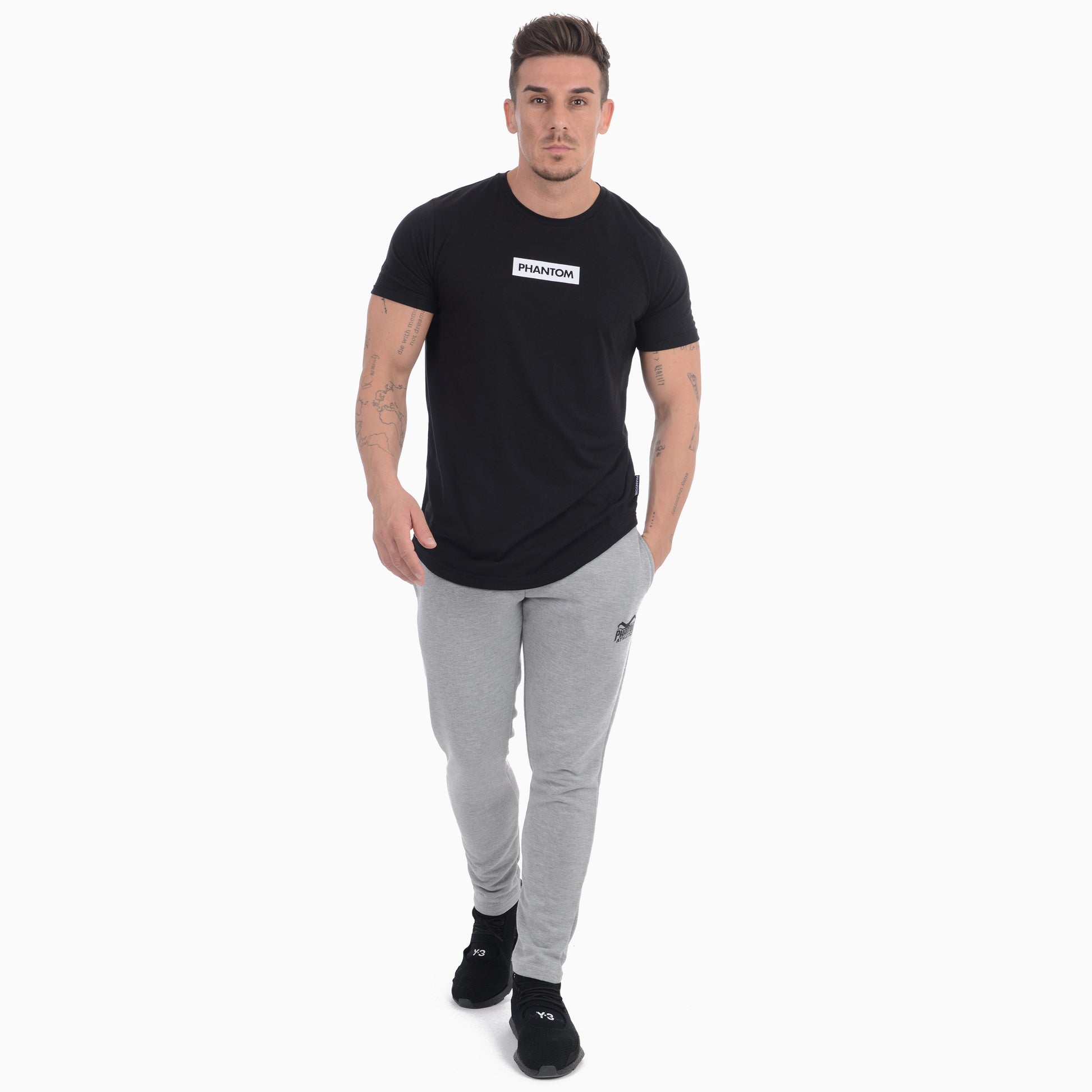 Phantom Athletics T-Shirt Zero Schwarz Black