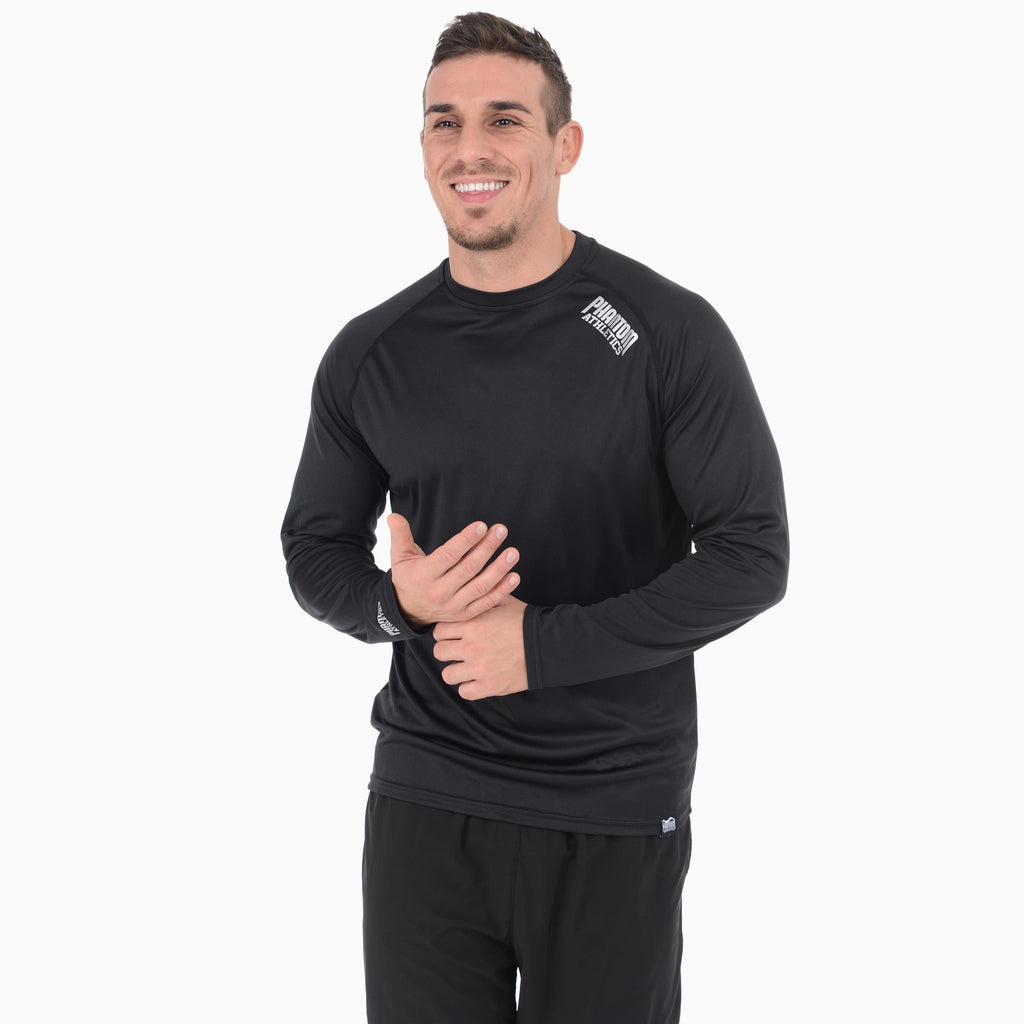Phantom Athletics Tactic Training Shirt Trainingsshirt Langarm Long-sleeve Schwarz Black