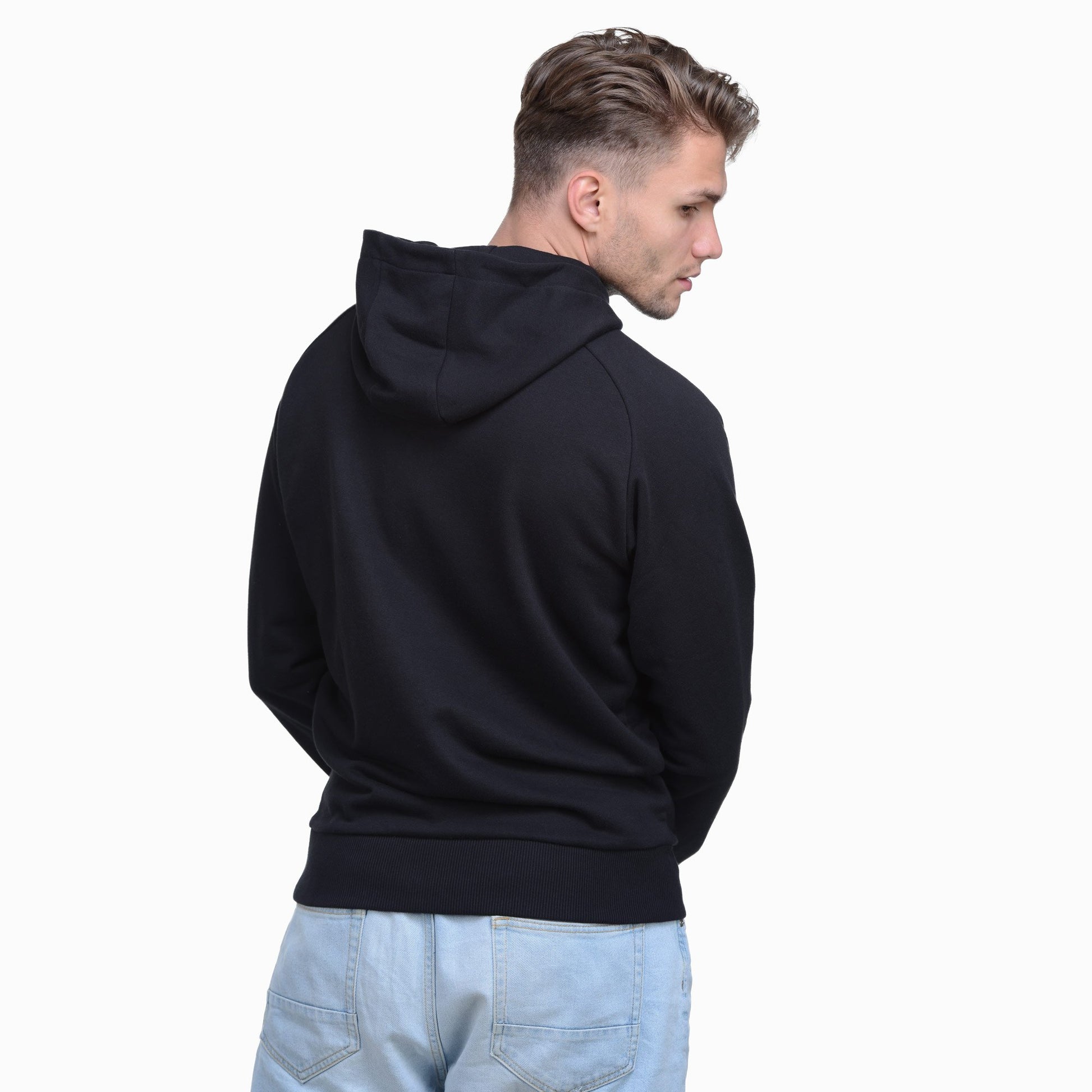 Phantom Athletics Team Hoodie kapuze Trainingshoodie Training Freizeit Sport Langarm Schwarz Black