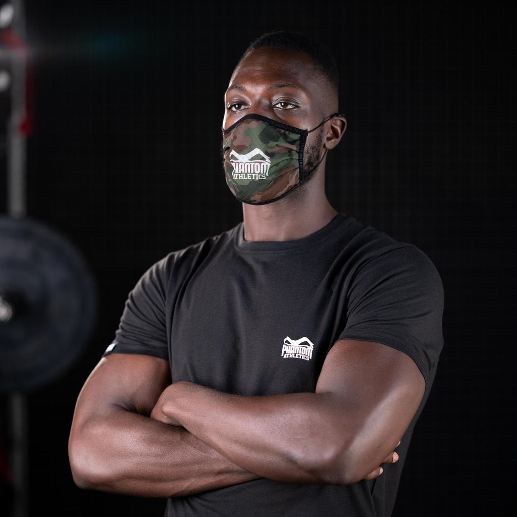 Facemask Tactic - Green Camo