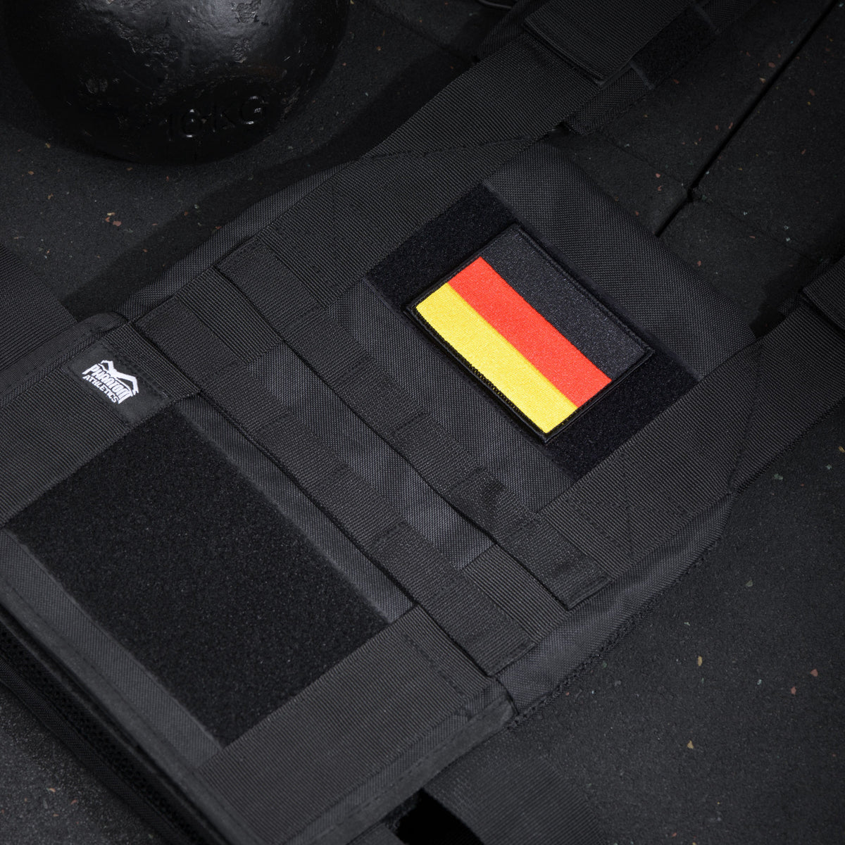 Phantom Athletics Aufnäher Patch für Rucksack Tasche Gymbag Feuerwehr Gewichtsweste Trainingsweste Land Länder Flagge Marokko Morocco al-Mamlaka al-Maghribīya