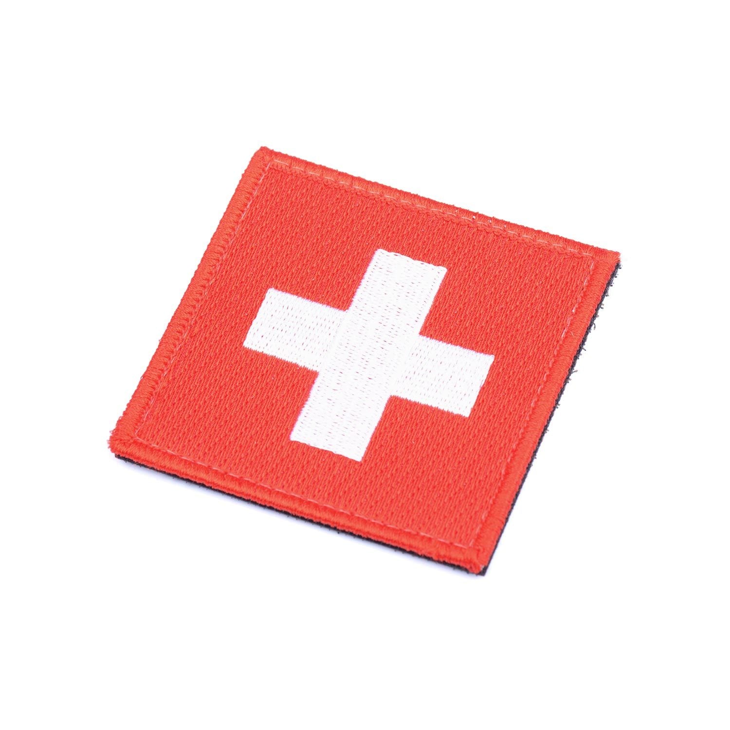 Phantom Athletics Aufnäher Patch für Rucksack Tasche Gymbag Feuerwehr Gewichtsweste Trainingsweste Land Länder Flagge Schweiz Schwitzerland Confédération suisse Confoederatio Helvetica CH