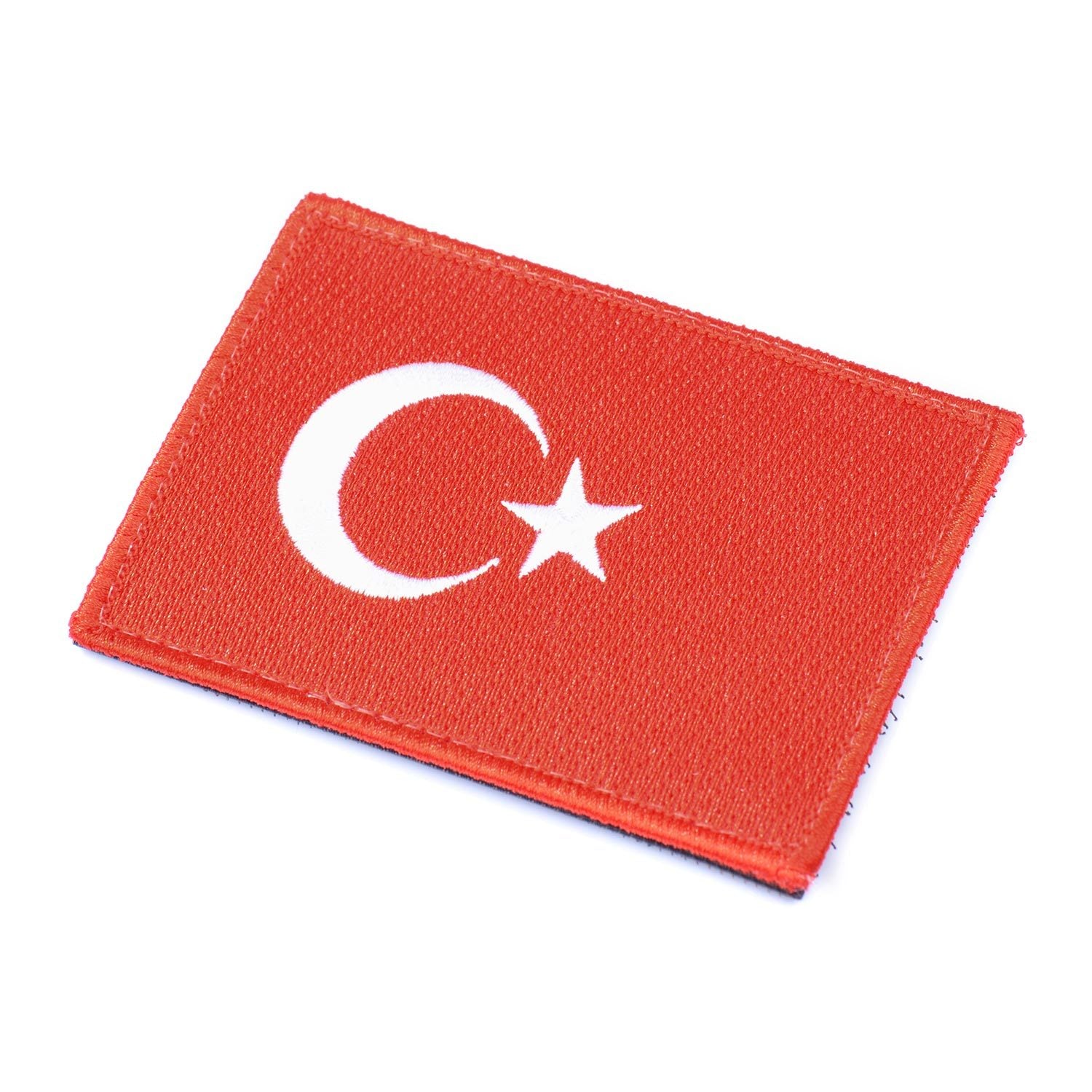 Phantom Athletics Aufnäher Patch für Rucksack Tasche Gymbag Feuerwehr Gewichtsweste Trainingsweste Land Länder Flagge Türkei Turkey Türkiye Cumhuriyeti