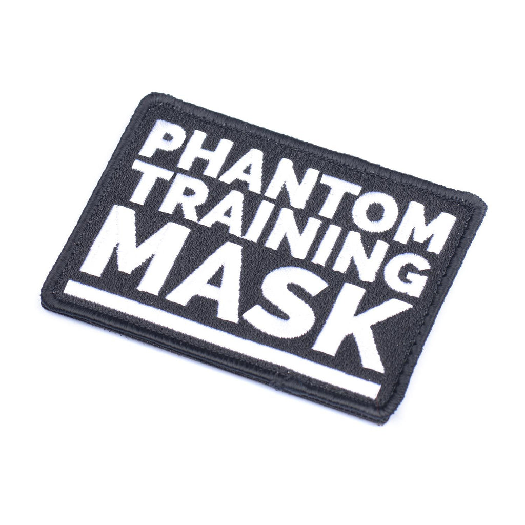 Phantom Athletics Aufnäher Patch für Rucksack Tasche Gymbag Feuerwehr Gewichtsweste Phantom Training Mask Trainingsmaske