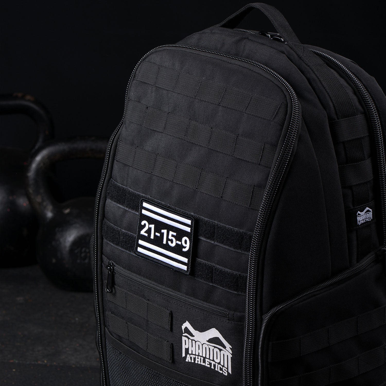 Phantom Athletics Aufnäher Patch für Rucksack Tasche Gymbag Feuerwehr Gewichtsweste 21-15-9 Fitness Functional Crossfit