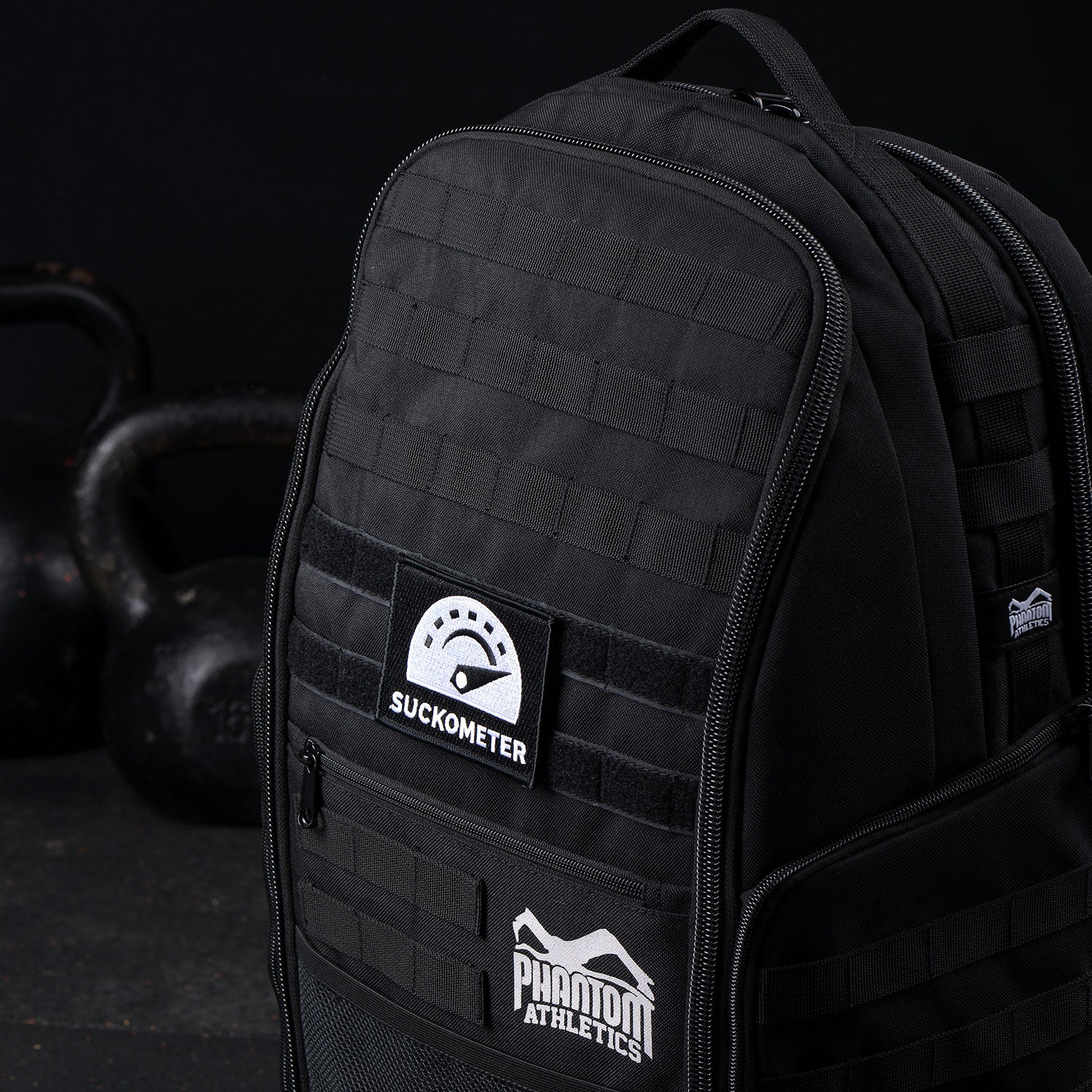 Phantom Athletics Aufnäher Patch für Rucksack Tasche Gymbag Feuerwehr Gewichtsweste Suckometer Fitness Functional Crossfit