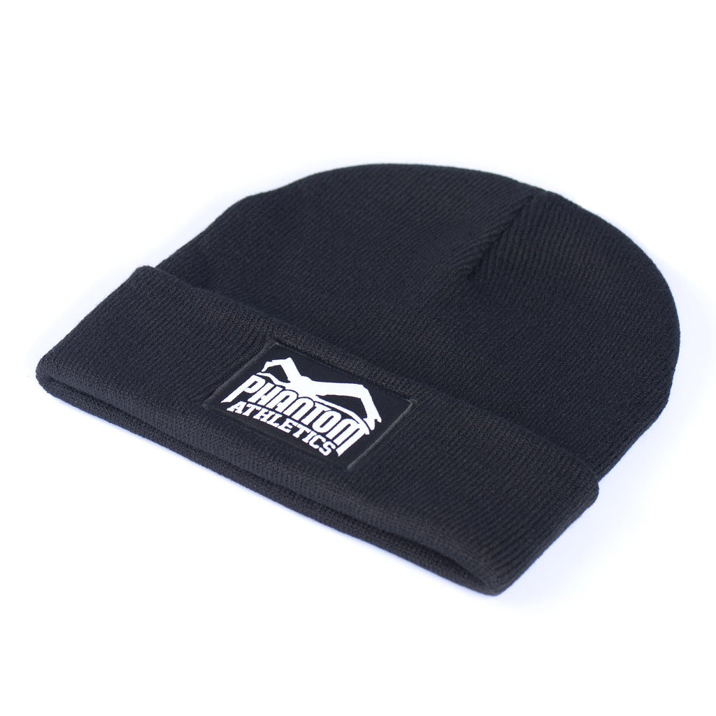 Phantom Athletics Beanie Mütze Haube schwarz Sonic Logo patch umgeschlagen