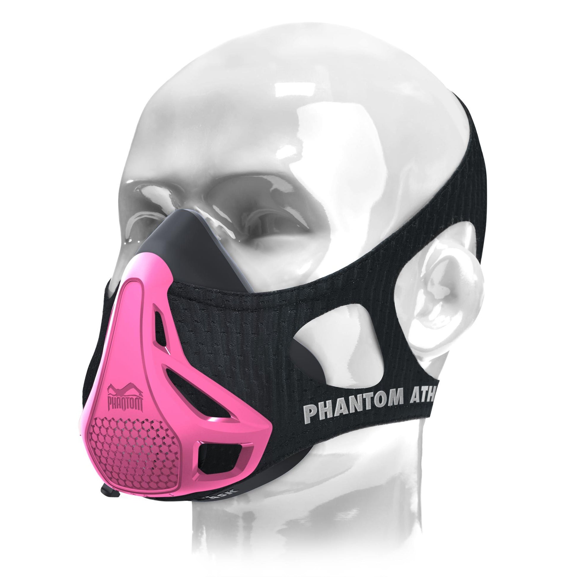 Phantom Trainingsmaske Phantom Maske Training Mask Schwarz Black Pink Lila Rosa Rose