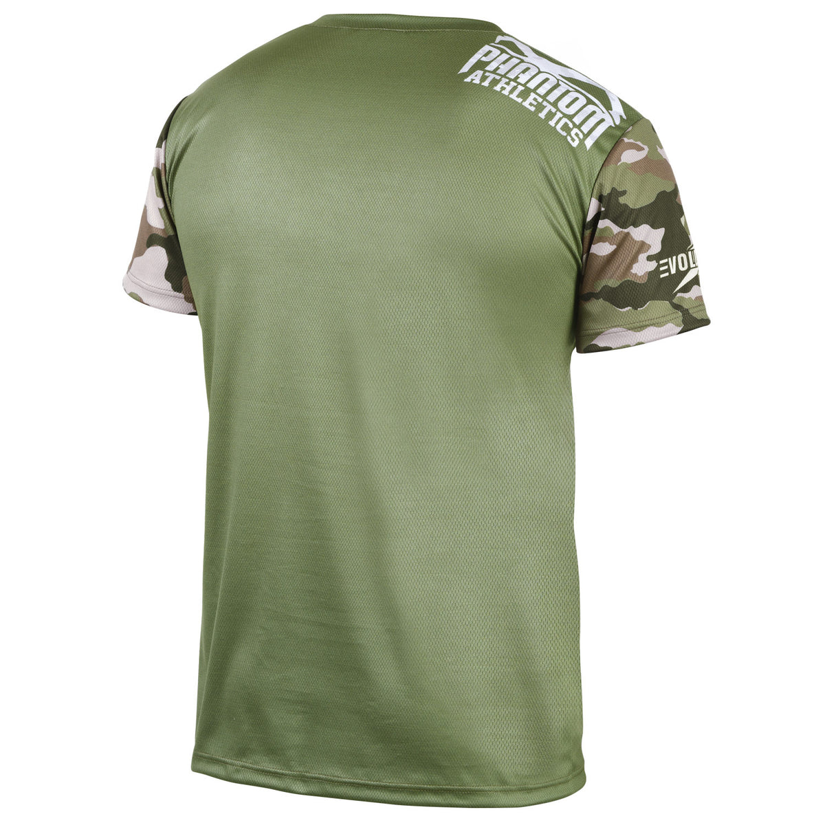 Phantom Athletics EVO Trainingsshirt Training Shirt T-Shirt Kurzarm Camo Warfare Woodland Workout Camouflage