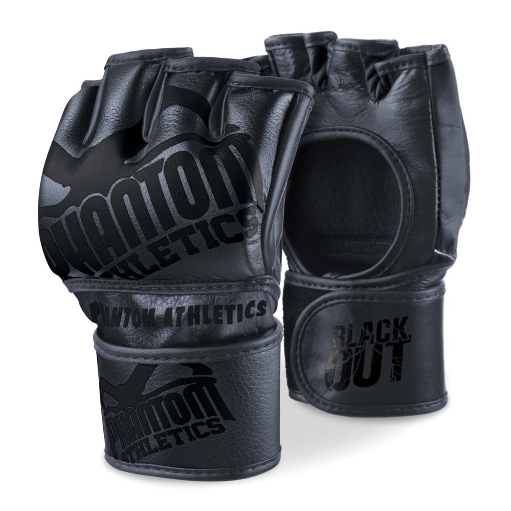 MMA Fight Gloves - Blackout Edition