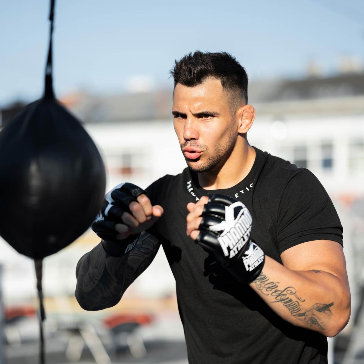 PHANTOM ATHLETICS - MMA Handschuhe Blackout