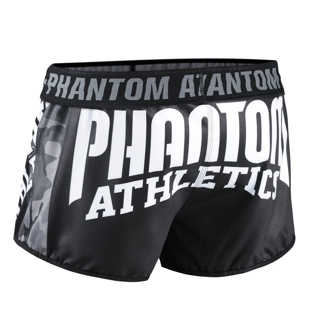 Phantom Athletics Revolution Muay Thai Shorts Hose Thaiboxen Thai boxing  Pants Bottoms K1 Black Schwarz Grau Gray Camo Camouflage