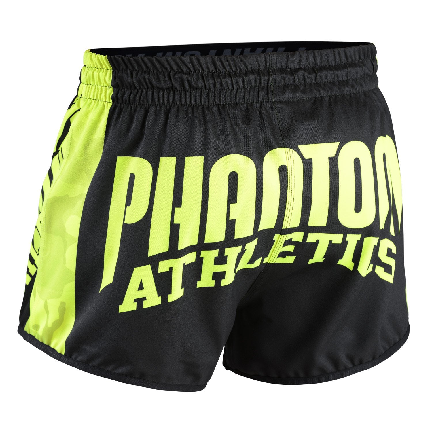 Phantom Athletics Revolution Muay Thai Shorts Hose Thaiboxen Thai boxing  Pants Bottoms K1 Black Schwarz Camo Camouflage Neon Fluo Gelb Grün Yellow Green