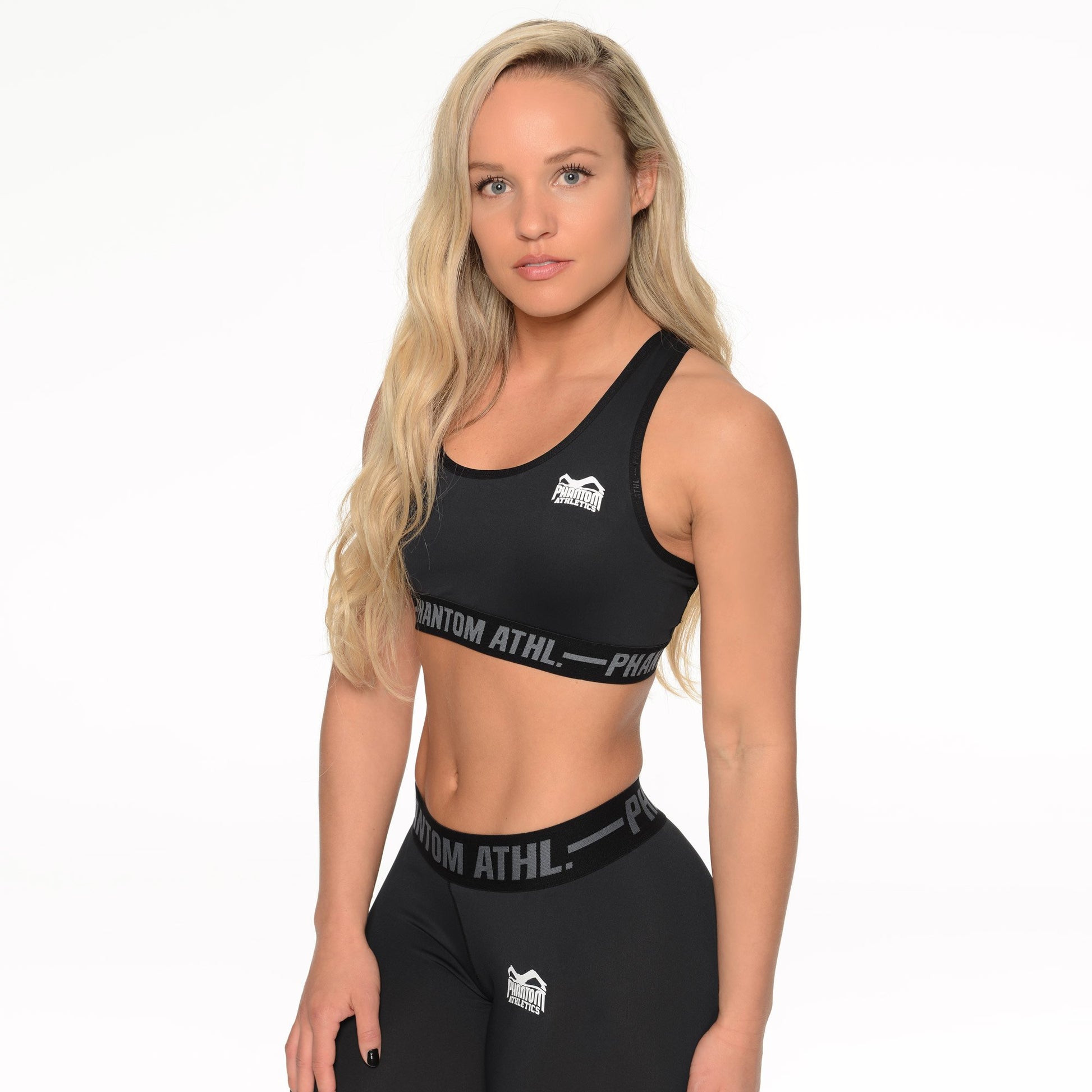 Phantom Athletics Sports Bra Eclipse BH Fitness Yoga Sport Black Schwarz