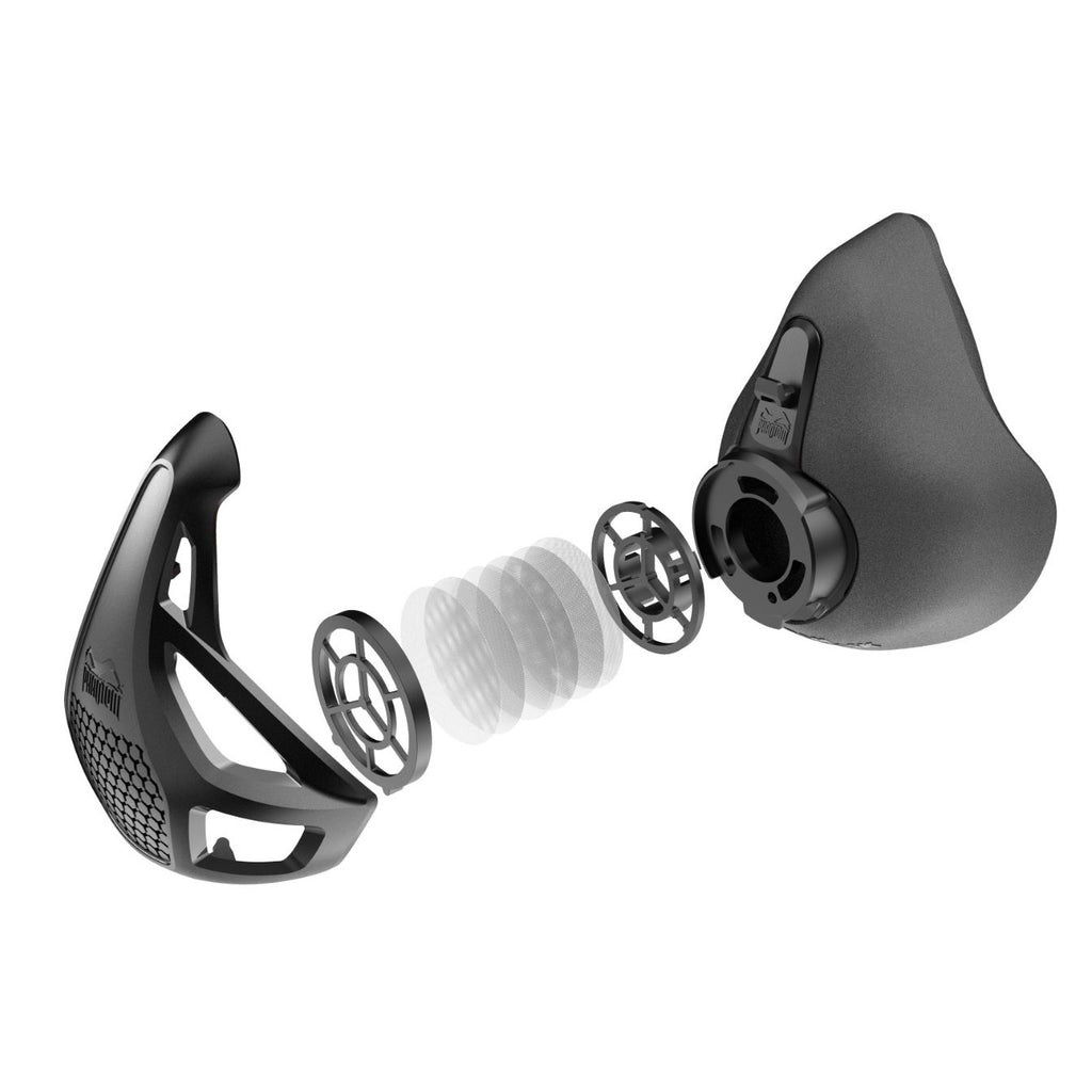 PHANTOM ATHLETICS - Phantom Trainingsmaske mit GKD Filter