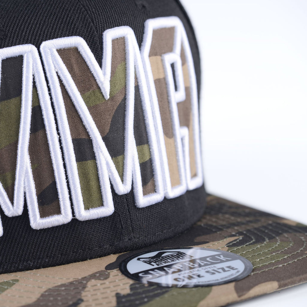 Phantom Athletics Cap Team Kappe Snapback Hat Logo MMA Mixed Martial Arts Camo Camouflage Black Schwarz