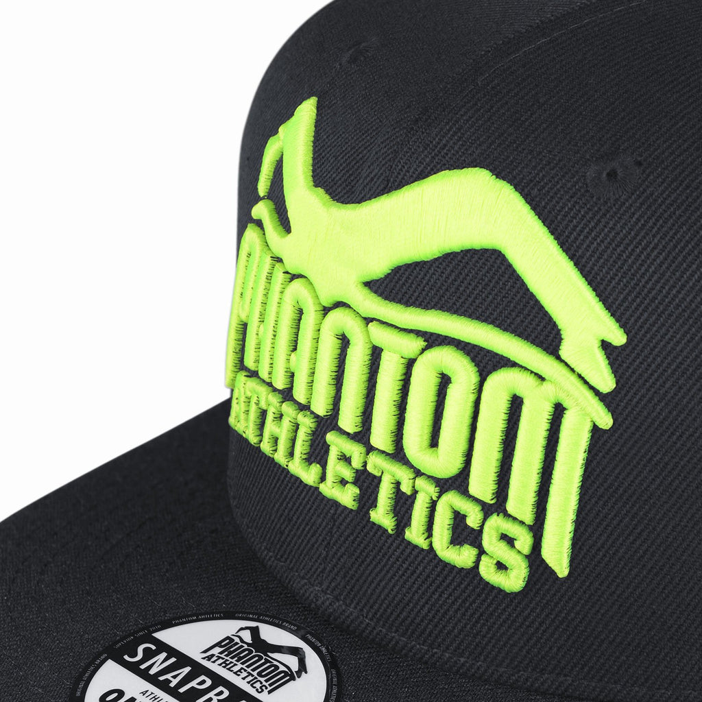 Phantom Athletics Cap Team Kappe Snapback Hat Logo Neon Fluo Grün Green Yellow Gelb