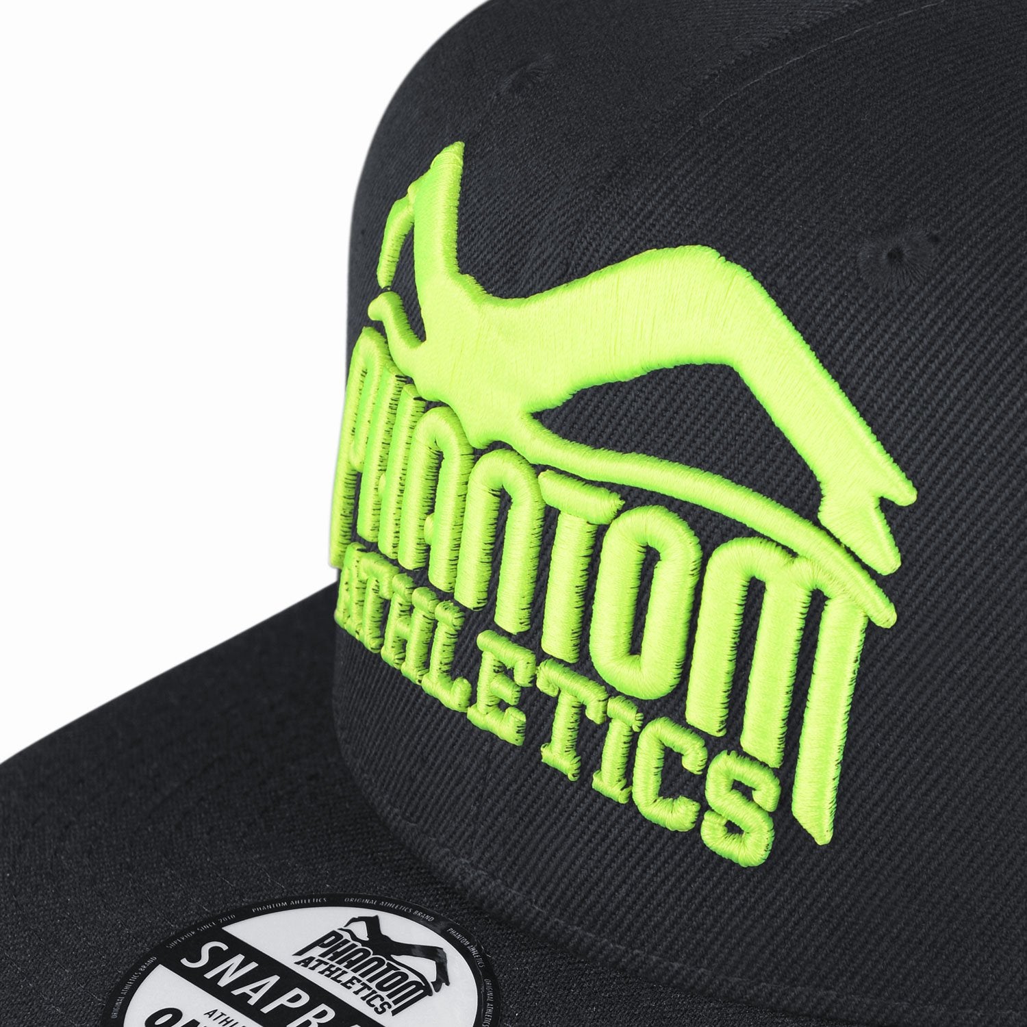 Phantom Athletics Cap Team Kappe Snapback Hat Logo Neon Fluo Grün Green Yellow Gelb