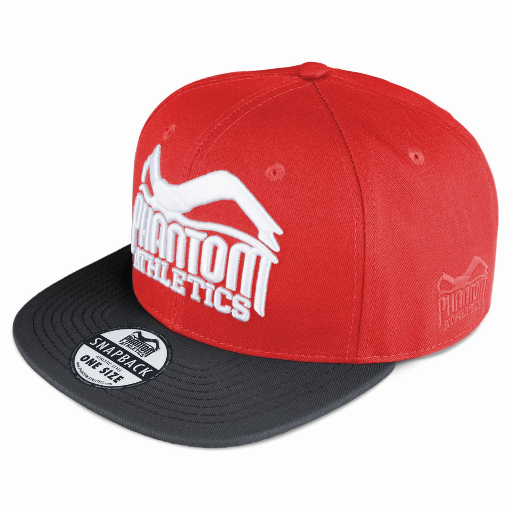 Phantom Athletics Cap Team Kappe Snapback Hat Logo rot Red Black Schwarz