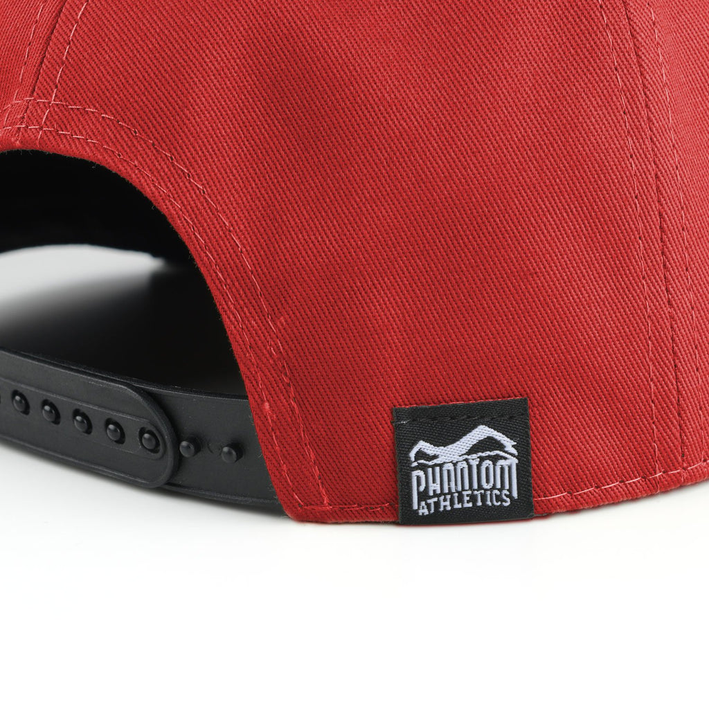 Phantom Athletics Cap Team Kappe Snapback Hat Logo rot Red Black Schwarz
