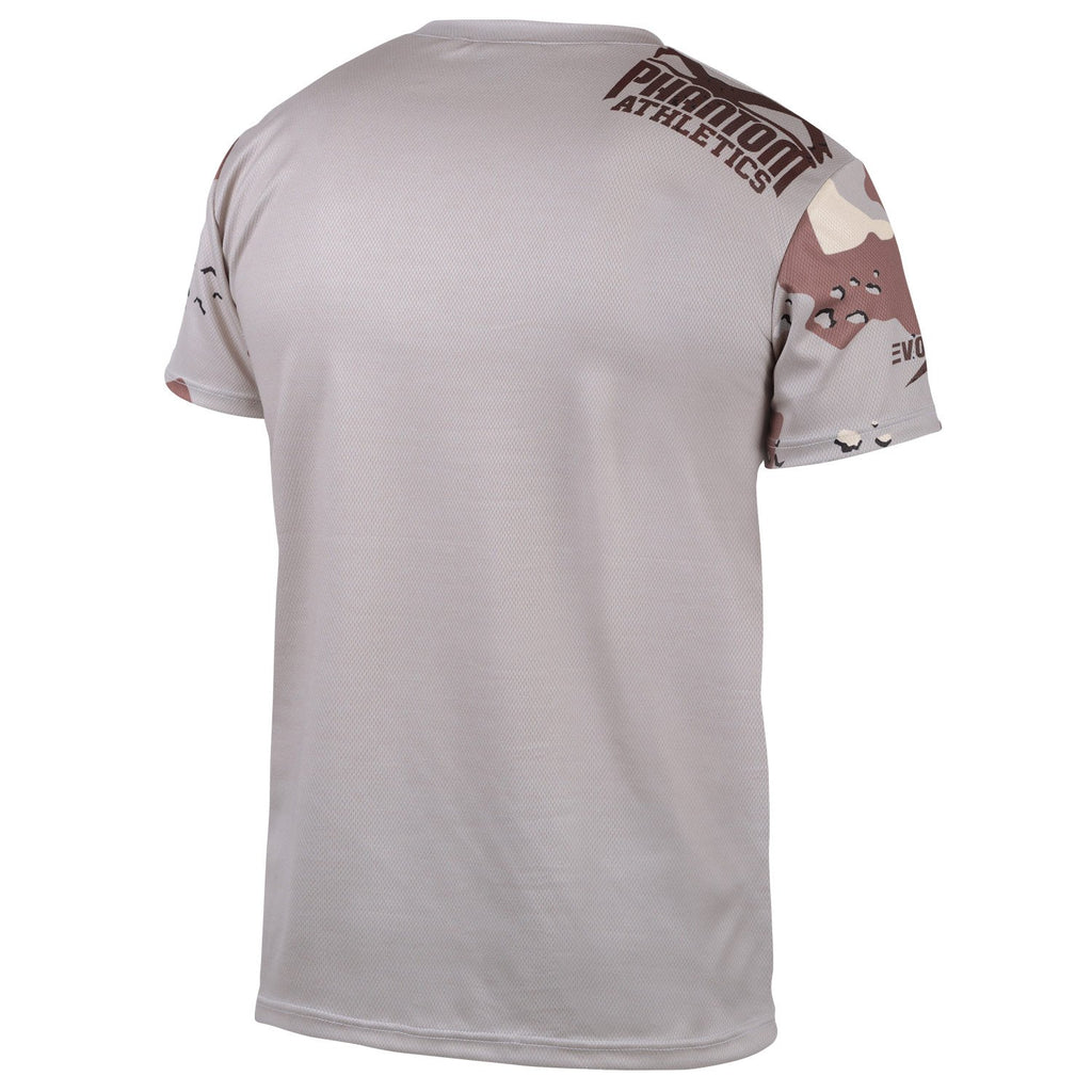 Phantom Athletics EVO Trainingsshirt Training Shirt T-Shirt Kurzarm Camo Warfare Dessert Workout