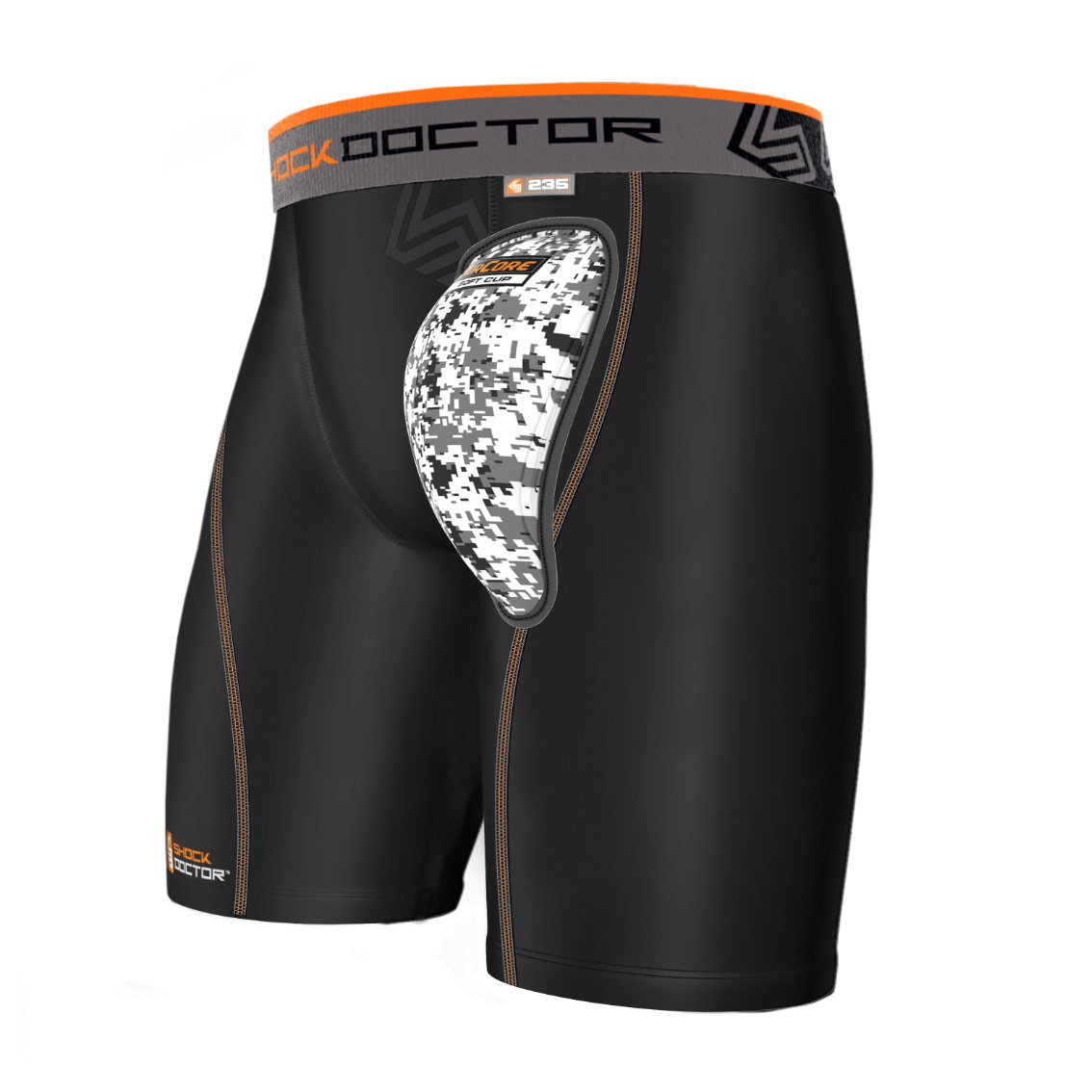 PHANTOM ATHLETICS - Kompressionshose mit  AirCore Soft Cup Tiefschutz